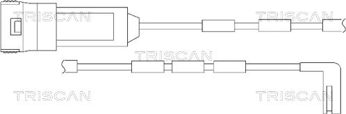 Triscan 8115 24016 - Indikators, Bremžu uzliku nodilums ps1.lv