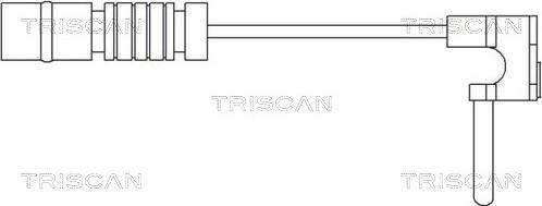 Triscan 8115 23002 - Indikators, Bremžu uzliku nodilums ps1.lv