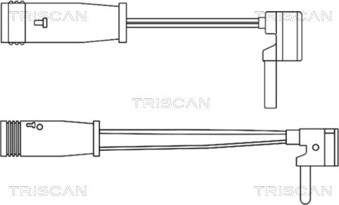 Triscan 8115 23017 - Indikators, Bremžu uzliku nodilums ps1.lv