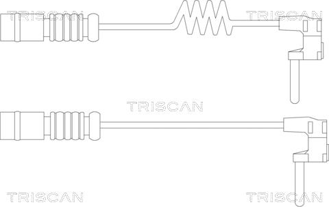 Triscan 8115 23020 - Indikators, Bremžu uzliku nodilums ps1.lv