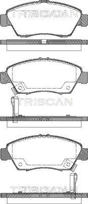 Triscan 8110 40168 - Bremžu uzliku kompl., Disku bremzes ps1.lv