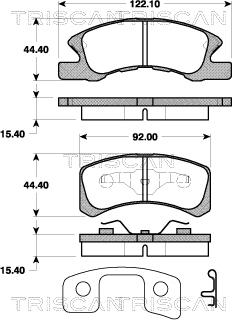 Magneti Marelli 363916060950 - Bremžu uzliku kompl., Disku bremzes ps1.lv