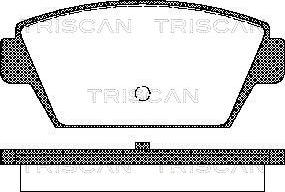 Triscan 440101 - Bremžu uzliku kompl., Disku bremzes ps1.lv