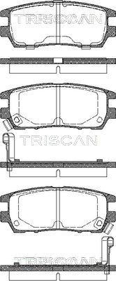 Triscan 8110 42003 - Bremžu uzliku kompl., Disku bremzes ps1.lv