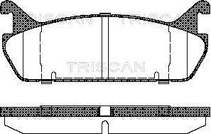 Triscan 8110 50020 - Bremžu uzliku kompl., Disku bremzes ps1.lv