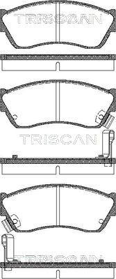 Triscan 8110 69181 - Bremžu uzliku kompl., Disku bremzes ps1.lv