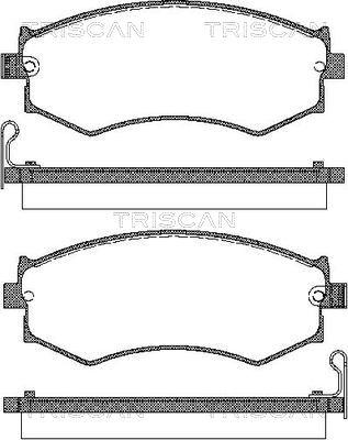 Japanparts J PA-142AF - Bremžu uzliku kompl., Disku bremzes ps1.lv