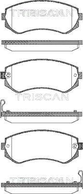 Triscan 8110 14014 - Bremžu uzliku kompl., Disku bremzes ps1.lv