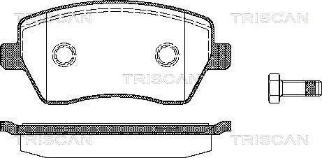 Triscan 8110 14039 - Bremžu uzliku kompl., Disku bremzes ps1.lv