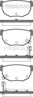 Triscan 8110 14034 - Bremžu uzliku kompl., Disku bremzes ps1.lv