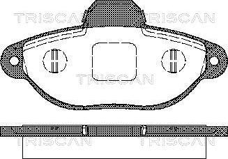 Triscan 8110 15025 - Bremžu uzliku kompl., Disku bremzes ps1.lv