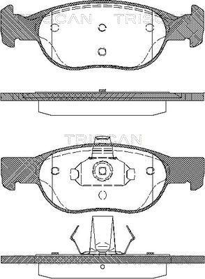 R Brake RB1616-400 - Bremžu uzliku kompl., Disku bremzes ps1.lv