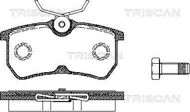 Triscan 8110 16002 - Bremžu uzliku kompl., Disku bremzes ps1.lv