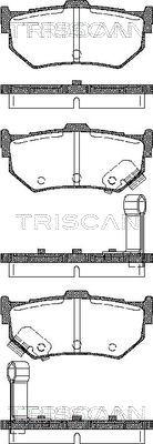 Triscan 8110 10998 - Bremžu uzliku kompl., Disku bremzes ps1.lv