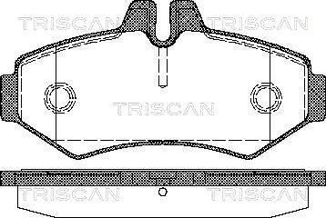 Triscan 8110 10515 - Bremžu uzliku kompl., Disku bremzes ps1.lv