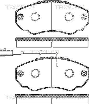 Unipart GBP1513AF - Bremžu uzliku kompl., Disku bremzes ps1.lv