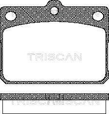 Triscan 8110 10009 - Bremžu uzliku kompl., Disku bremzes ps1.lv