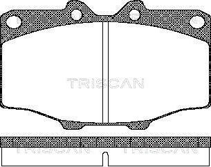 Triscan 8110 10034 - Bremžu uzliku kompl., Disku bremzes ps1.lv