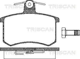 Triscan 8110 10116 - Bremžu uzliku kompl., Disku bremzes ps1.lv