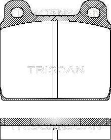 Triscan 8110 10203 - Bremžu uzliku kompl., Disku bremzes ps1.lv