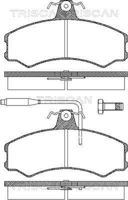 FIAT 0000009941207 - Bremžu uzliku kompl., Disku bremzes ps1.lv