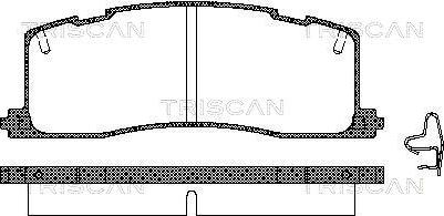 Triscan 0 986 461 140 - Bremžu uzliku kompl., Disku bremzes ps1.lv