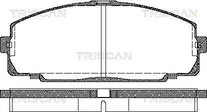 Triscan 8110 13016 - Bremžu uzliku kompl., Disku bremzes ps1.lv