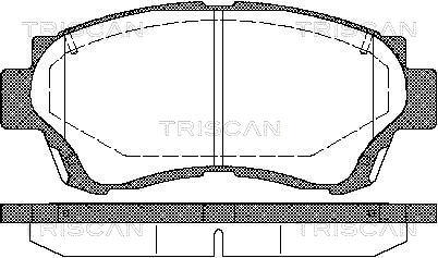 Triscan 8110 13034 - Bremžu uzliku kompl., Disku bremzes ps1.lv