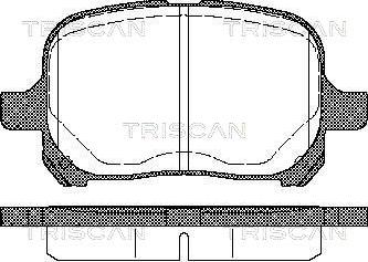 Triscan 0 986 424 639 - Bremžu uzliku kompl., Disku bremzes ps1.lv