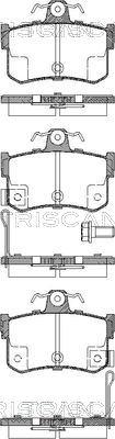 Triscan 8110 17011 - Bremžu uzliku kompl., Disku bremzes ps1.lv