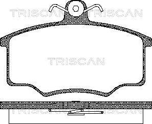 Triscan 414-412 - Bremžu uzliku kompl., Disku bremzes ps1.lv