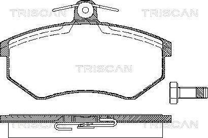 Triscan 8110 29934 - Bremžu uzliku kompl., Disku bremzes ps1.lv