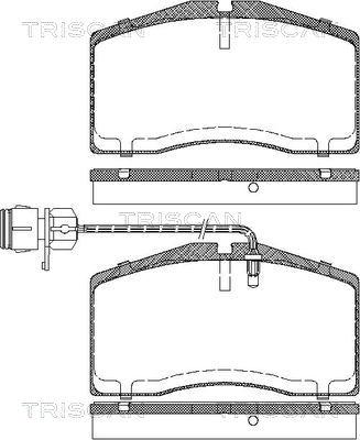 BOSCH 0 986 TB2 249 - Bremžu uzliku kompl., Disku bremzes ps1.lv