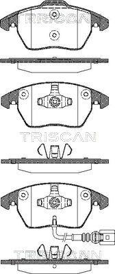 Triscan 8110 29051 - Bremžu uzliku kompl., Disku bremzes ps1.lv