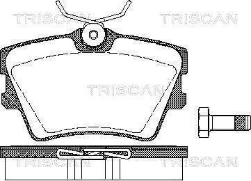 Triscan 8110 29014 - Bremžu uzliku kompl., Disku bremzes ps1.lv