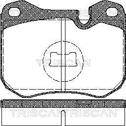 Triscan 8110 29157 - Bremžu uzliku kompl., Disku bremzes ps1.lv