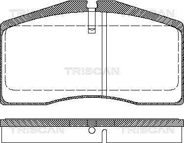 Triscan 8110 29164 - Bremžu uzliku kompl., Disku bremzes ps1.lv