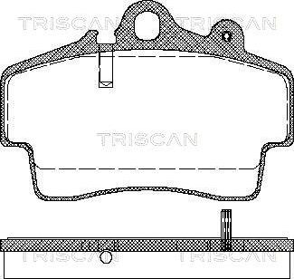 Triscan 8110 29162 - Bremžu uzliku kompl., Disku bremzes ps1.lv