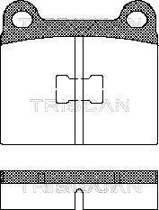 Triscan 8110 29214 - Bremžu uzliku kompl., Disku bremzes ps1.lv