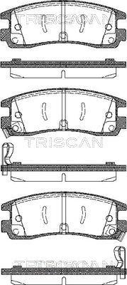 Triscan 8110 24015 - Bremžu uzliku kompl., Disku bremzes ps1.lv