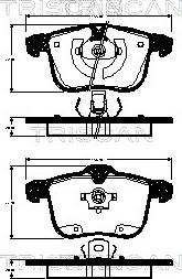 Triscan 8110 24026 - Bremžu uzliku kompl., Disku bremzes ps1.lv