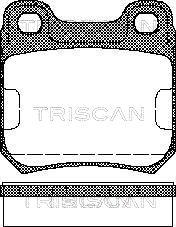 Triscan 8110 24865 - Bremžu uzliku kompl., Disku bremzes ps1.lv