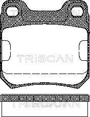 Triscan 8110 24866 - Bremžu uzliku kompl., Disku bremzes ps1.lv