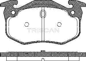 Triscan 8110 25018 - Bremžu uzliku kompl., Disku bremzes ps1.lv