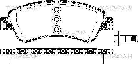 BOSCH 986424571 - Bremžu uzliku kompl., Disku bremzes ps1.lv