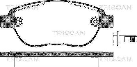 Triscan 8110 28022 - Bremžu uzliku kompl., Disku bremzes ps1.lv