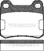 Triscan 8110 23995 - Bremžu uzliku kompl., Disku bremzes ps1.lv