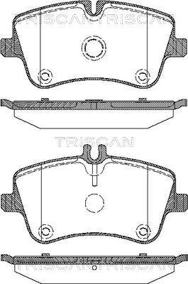 Triscan 0 986 494 607 - Bremžu uzliku kompl., Disku bremzes ps1.lv