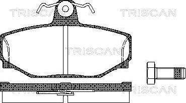 Triscan 8110 27919 - Bremžu uzliku kompl., Disku bremzes ps1.lv