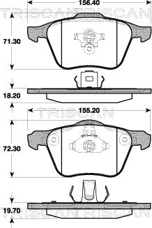 Magneti Marelli BP1399 - Bremžu uzliku kompl., Disku bremzes ps1.lv